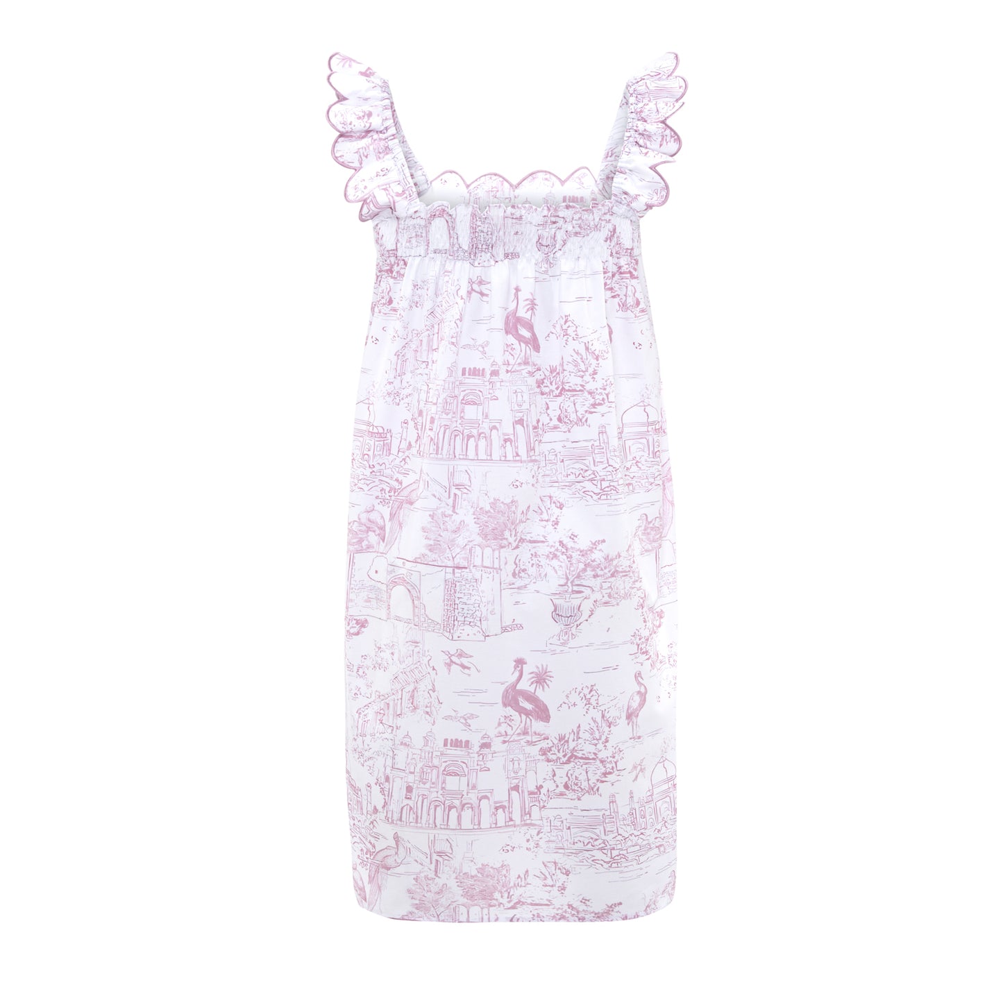 Pink Toile Nightie - Short