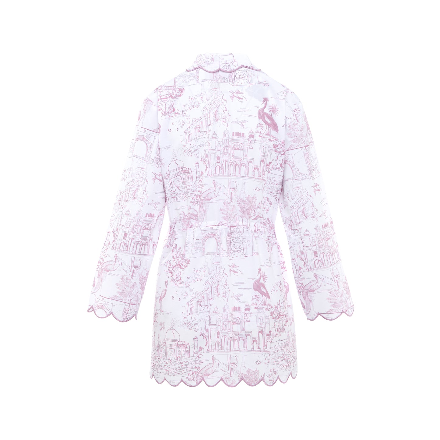Pink Toile Robe - Short