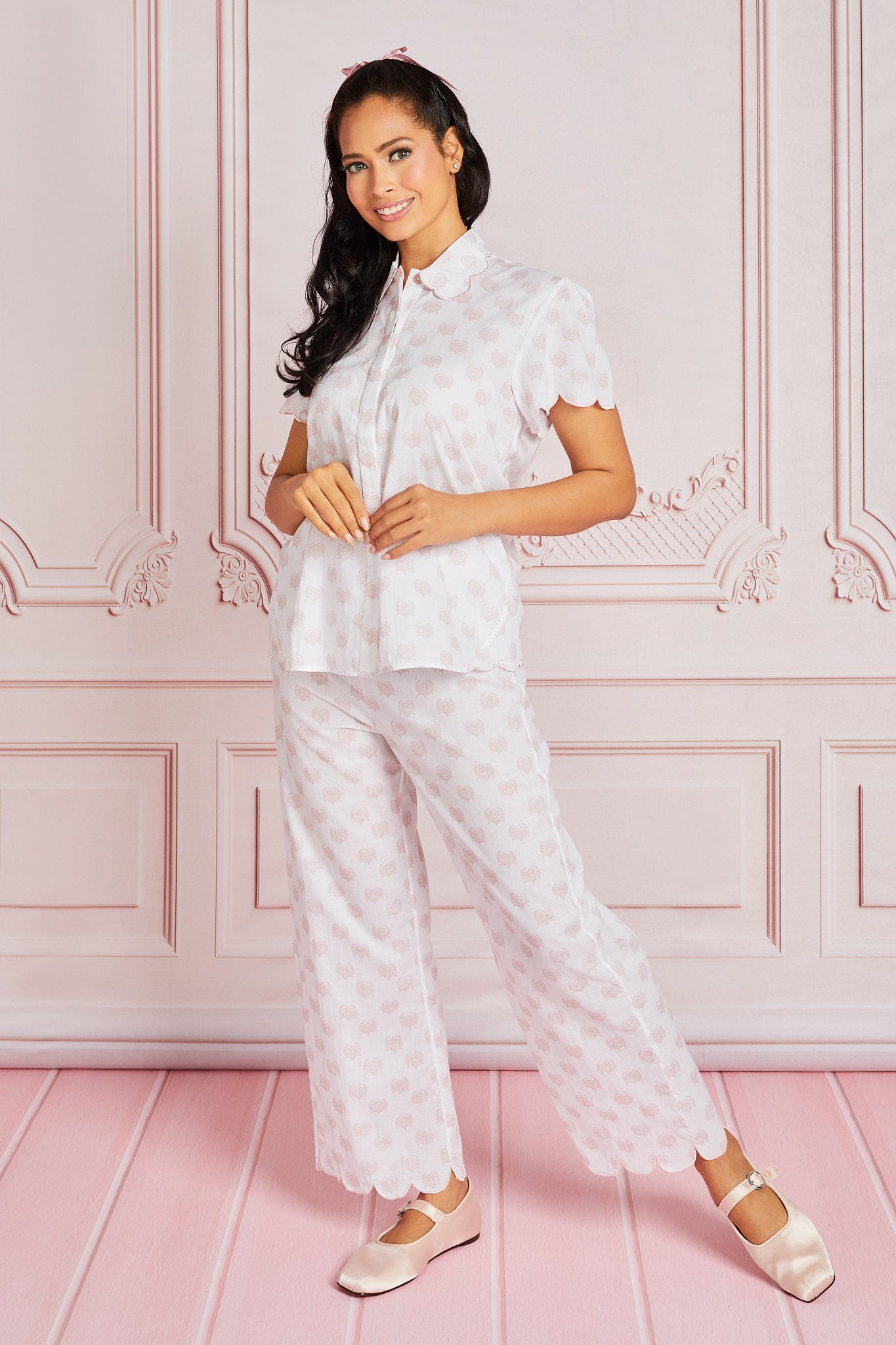 Pink Jaipur Paisley PJ Pant Set