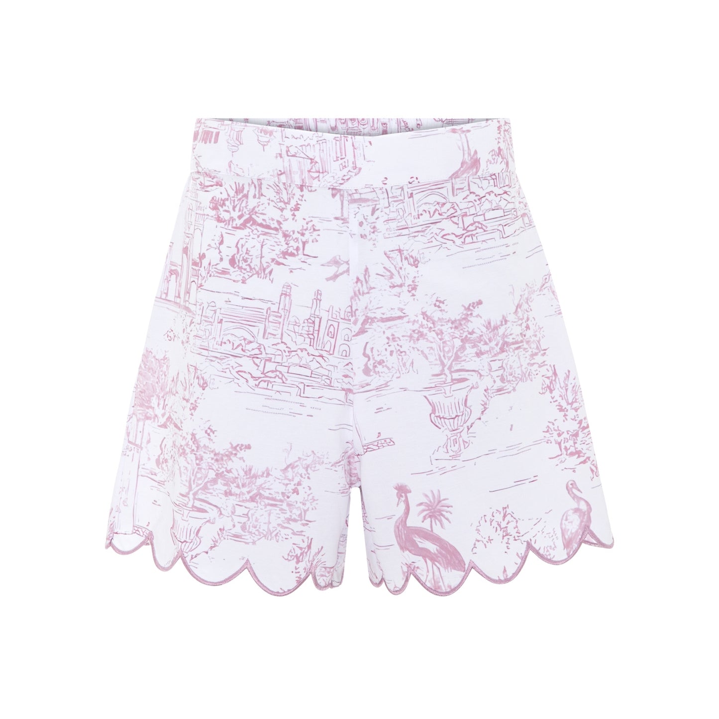 Pink Toile Babydoll Short Pyjama Set