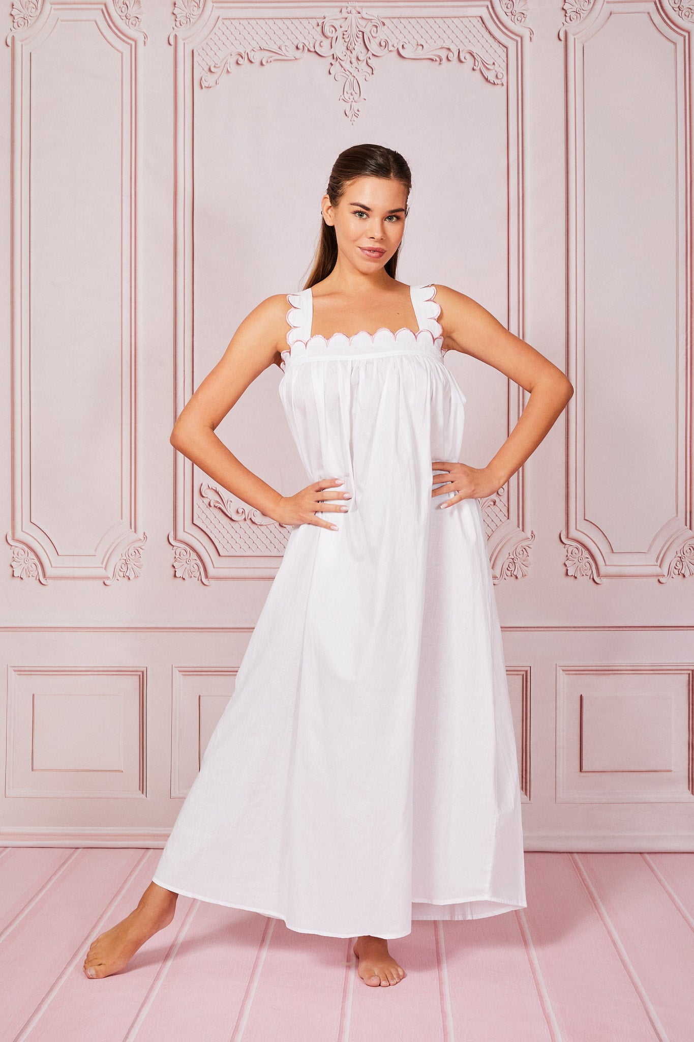 White Jaipur Nightie