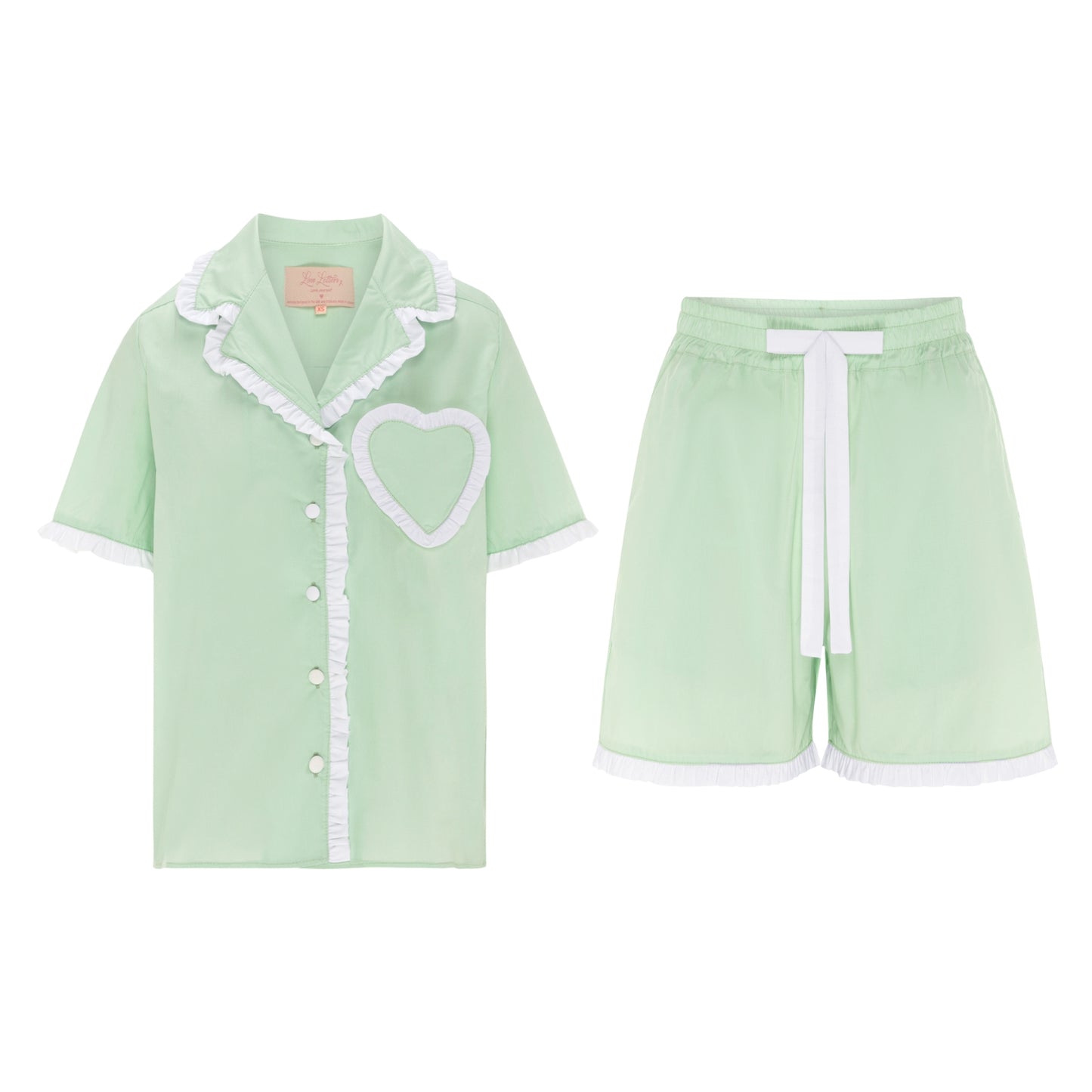 Dolce Pistachio Short Pyjama Set