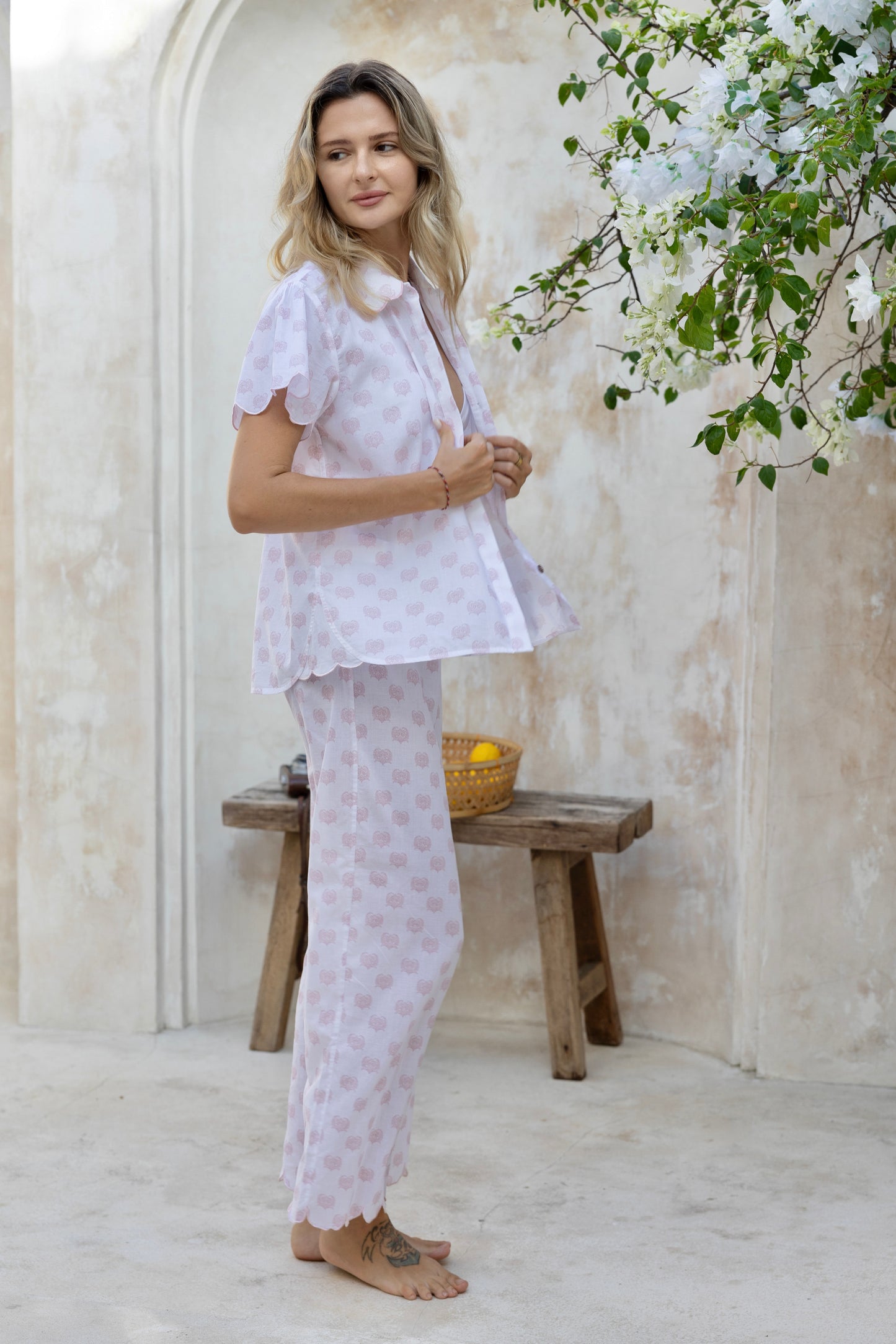 Pink Jaipur Paisley PJ Pant Set