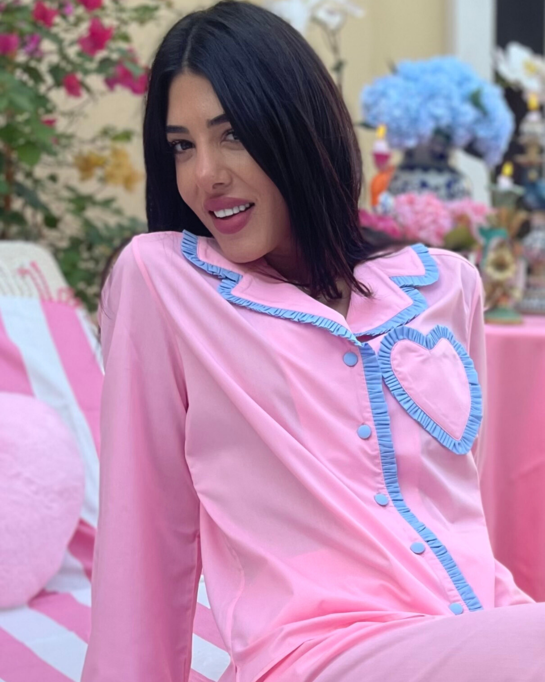 Dolce Confetto organic cotton pyjama set by Love Letters x