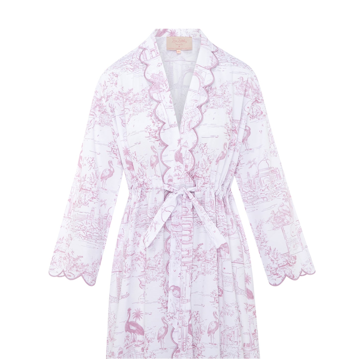 Pink Toile Robe - Long