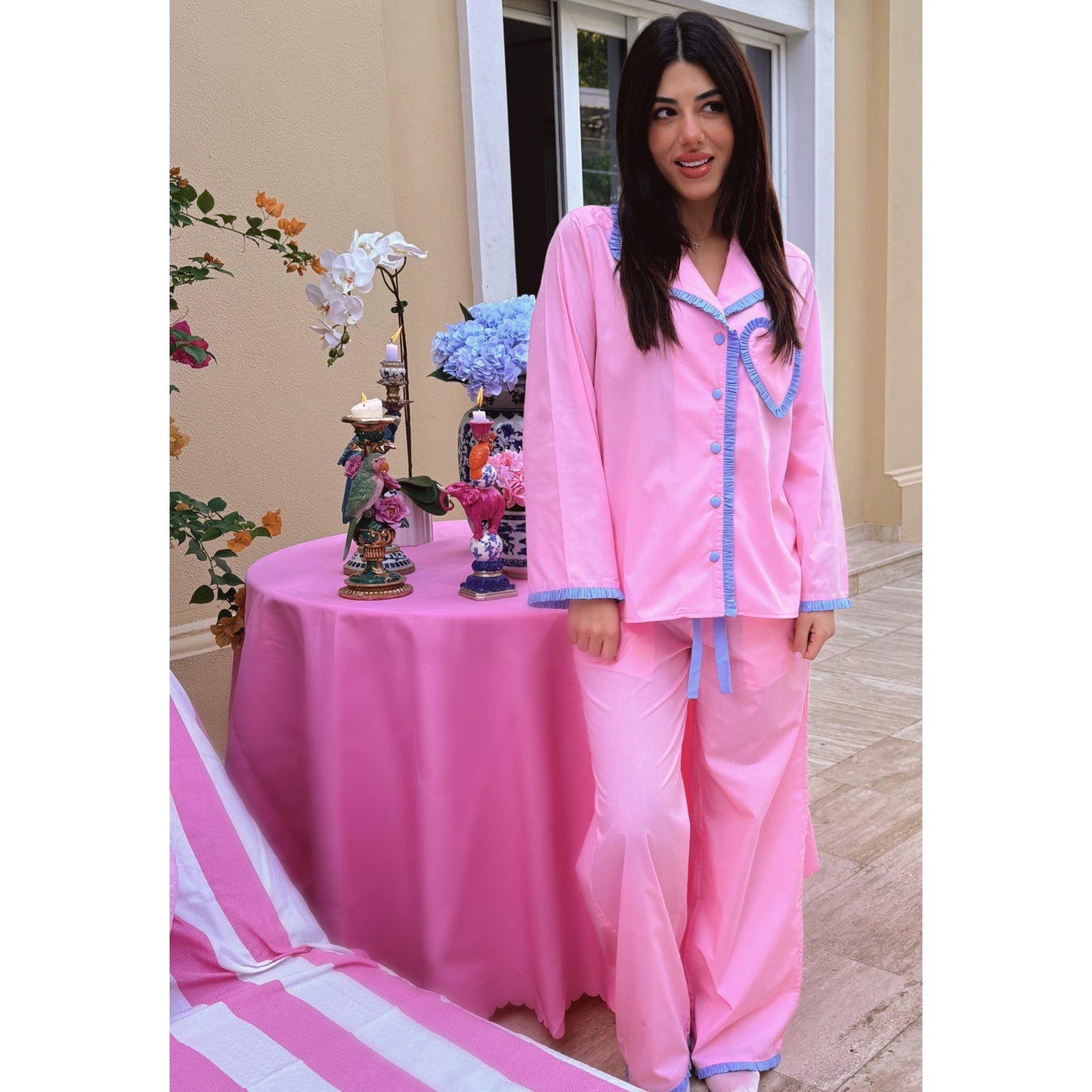 Dolce Confetto organic cotton pyjama set by Love Letters x
