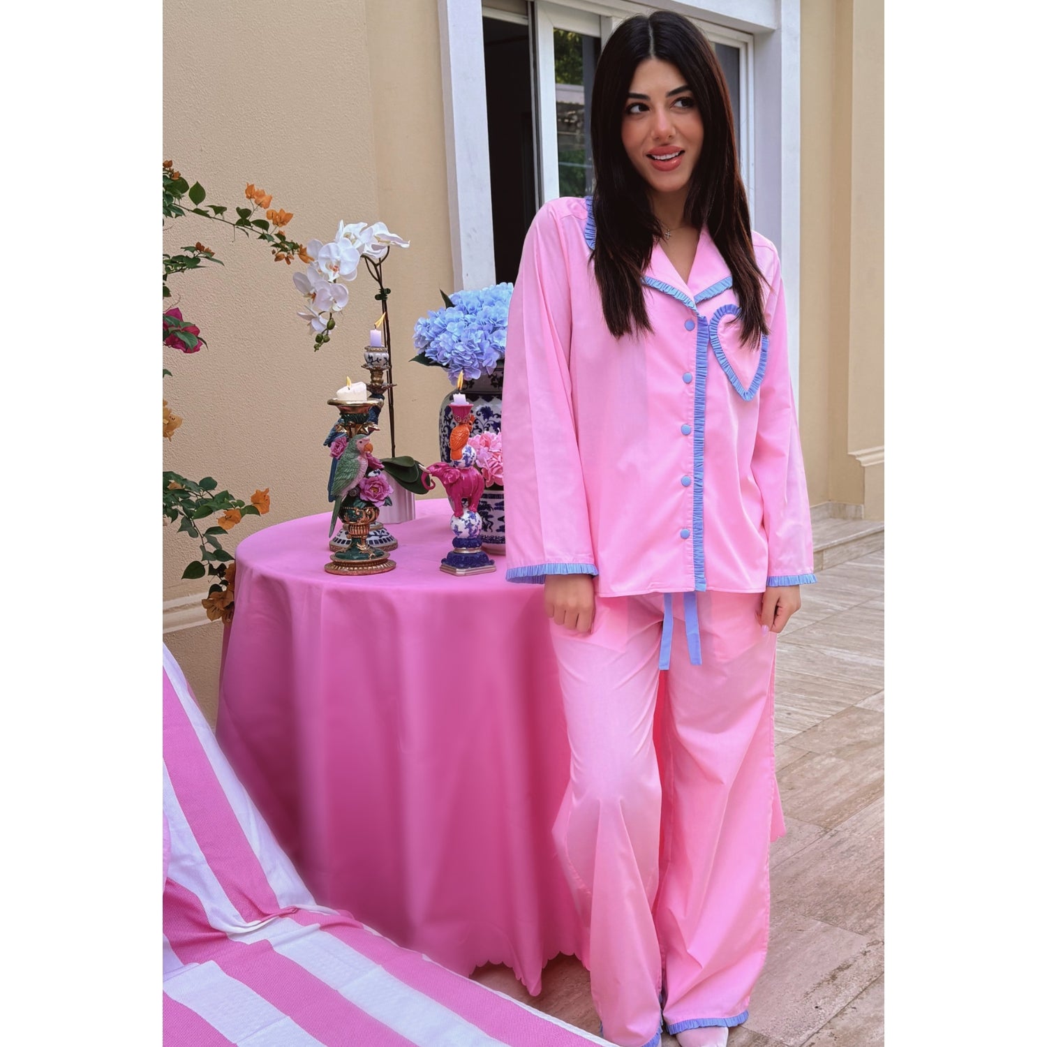 Dolce Confetto organic cotton pyjama set by Love Letters x