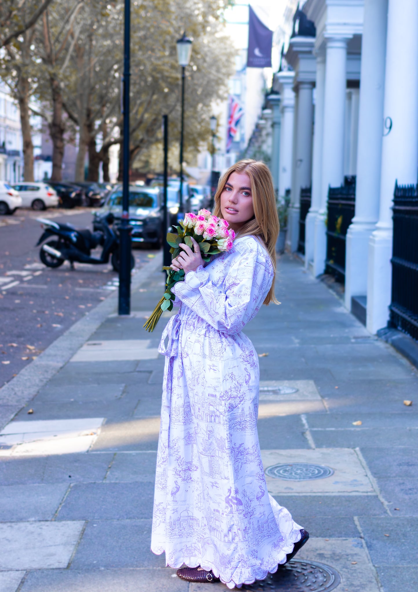 Pink Toile Robe - Long