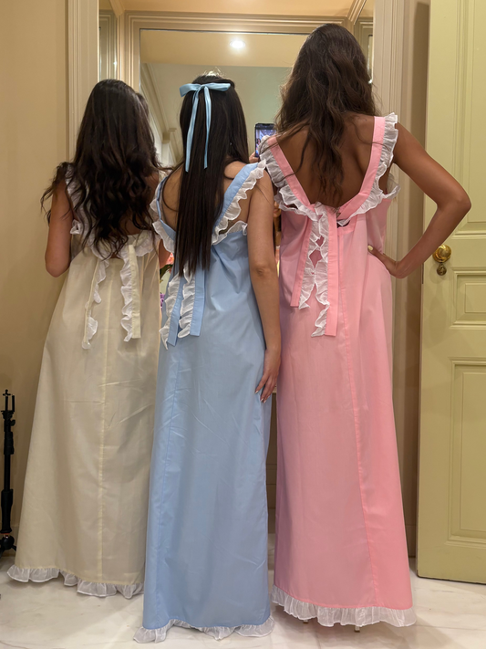 Romantic bridal getting-ready sleepwear Love Letters x