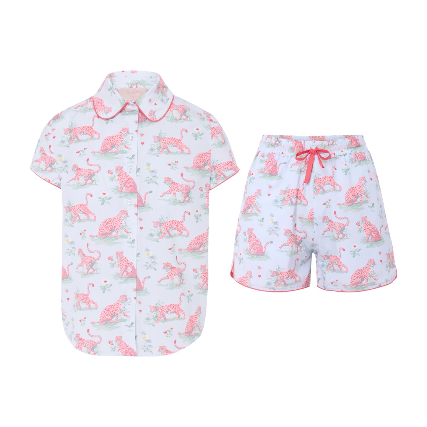 Layla Blue Short Pyjama Set