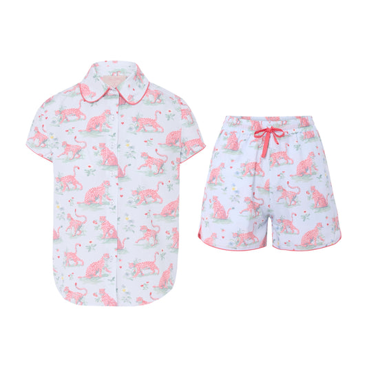Layla Blue Short Pyjama Set