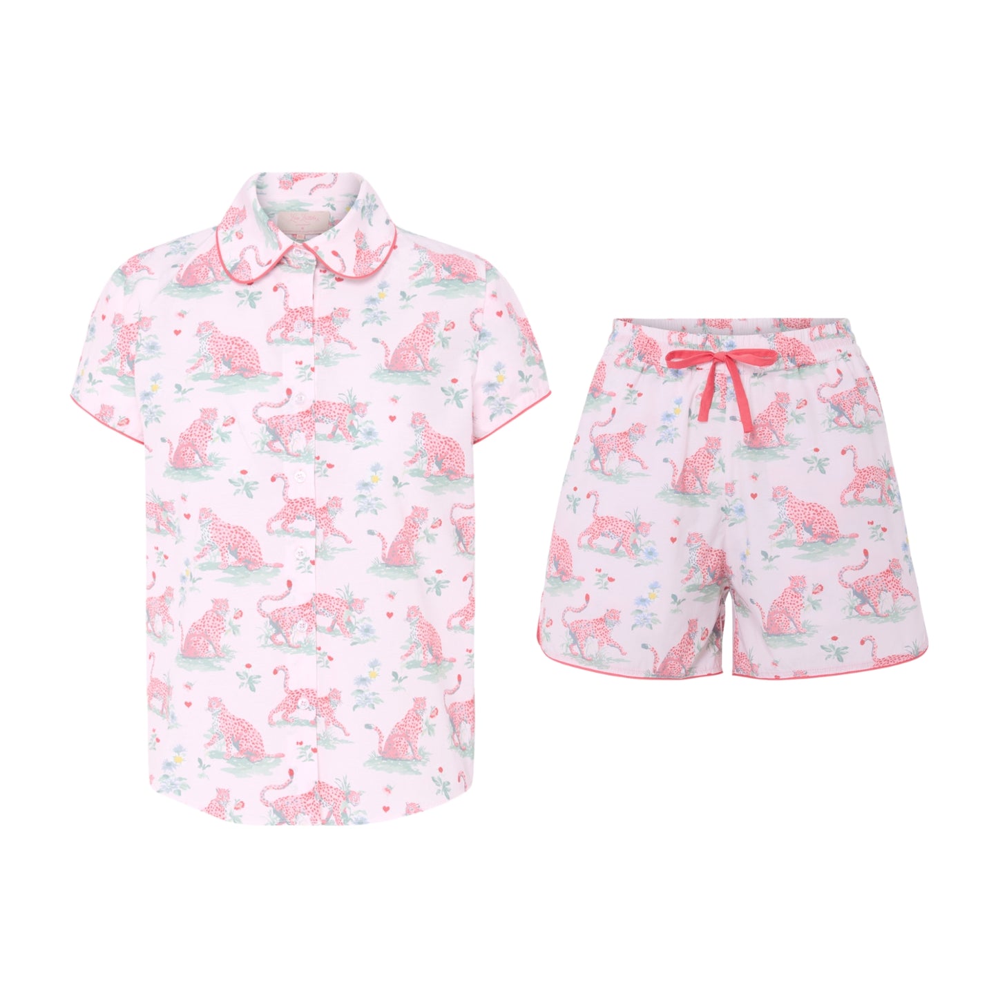 Layla Pink Short Pyjama Set