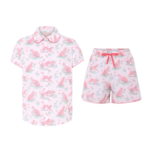 Layla Pink Short Pyjama Set