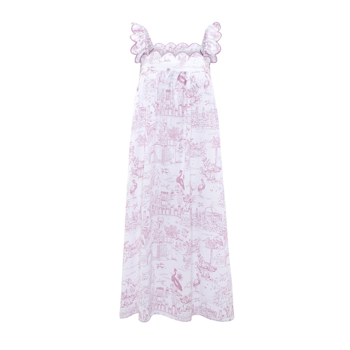Pink Toile Nightie - Long
