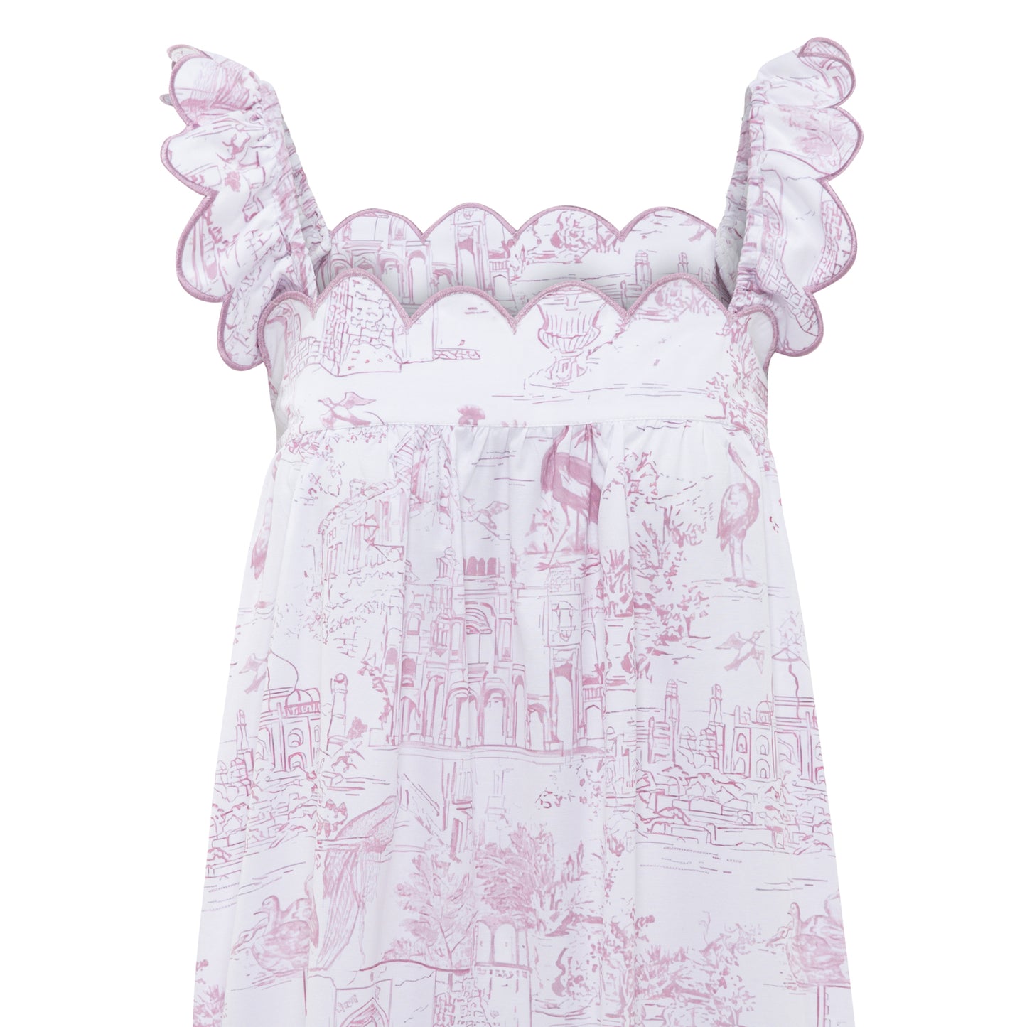 Pink Toile Nightie - Long