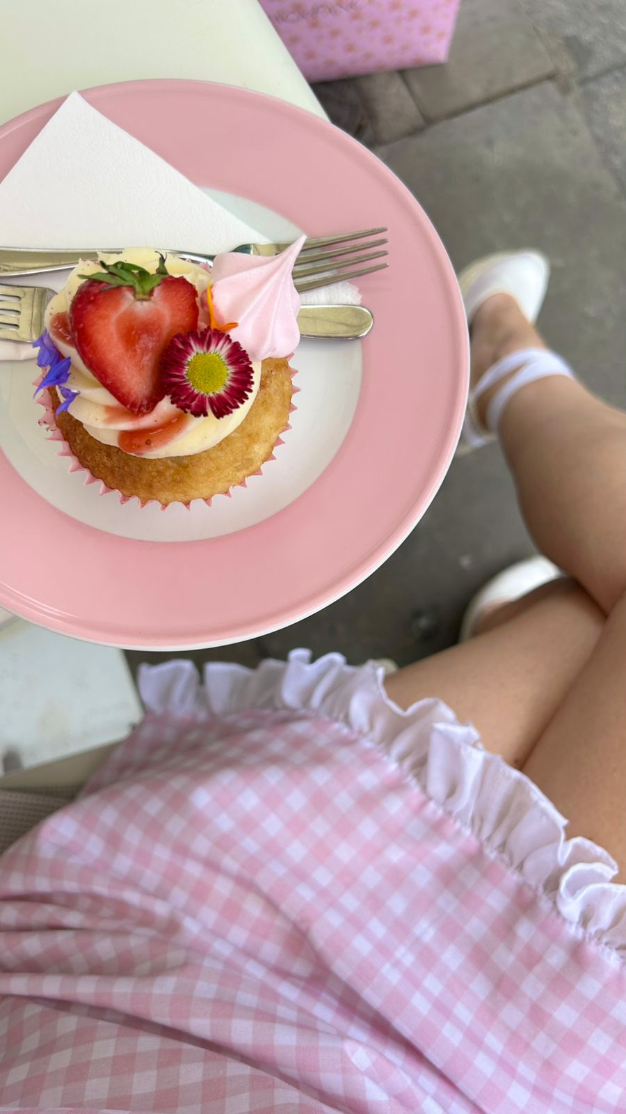 Dolce Gingham Rosa Sleep Dress - Short